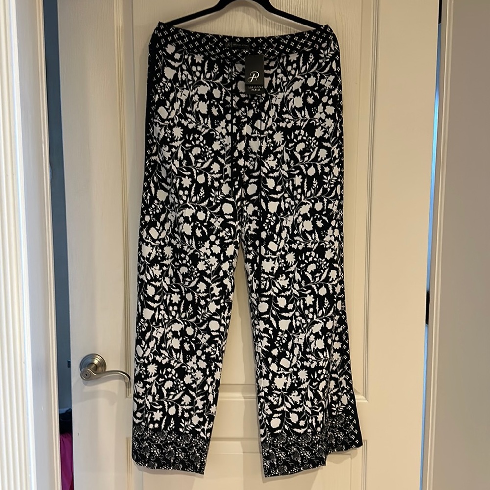 Navy blue floral pattern,